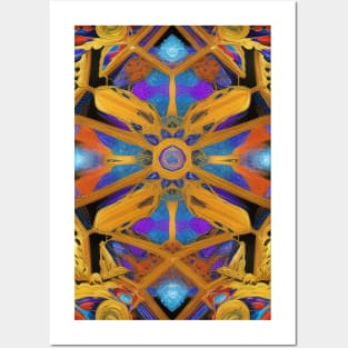 stunning abstract and symmetric design Posters and Art